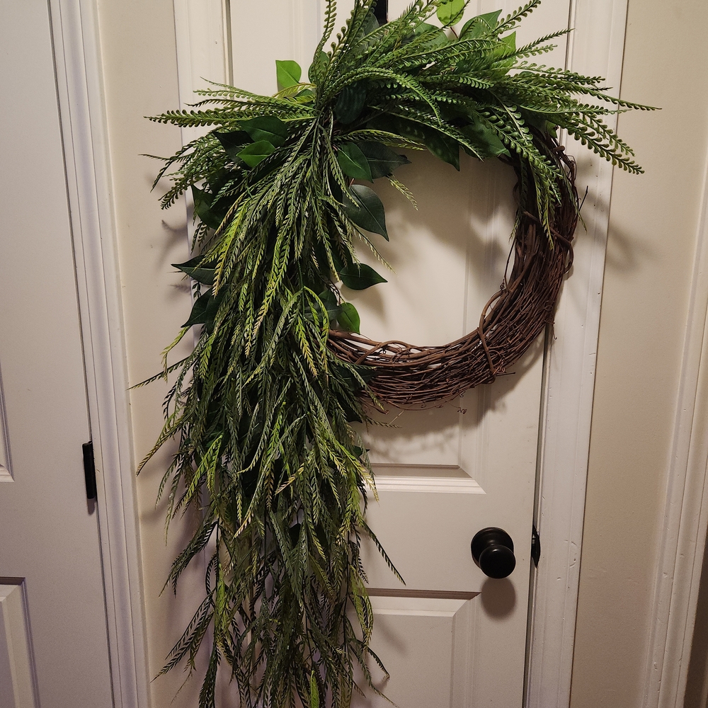 18" Sawgrass Grapevine All Season Wreath - Interchangeable Bows - Picture 2 of 4